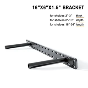 1pc Floating Shelf Hardware Heavy Duty Hidden Shelf Brackets Support,Wall Mounting Invisible Floating Shelves Bracket with Jig (18" x 6" x 1.5" with Tools)