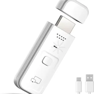 Wireless HDMI Display Adapter, 4K Decode 1080P Output, Plug & Play Portable Wireless HDMI, 2.4G&5G, Streaming Video and Audio from Laptop, PC, Tablet or Smartphone onto HDTV Projector Monitor