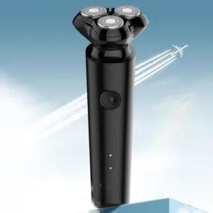 Electric Razor for Men, Electric Shaver Razor for Men 3D Rechargeable Rotary Shaver Anti-Pinch Electric Razor for Shaving Face Magnetic Shaver Head