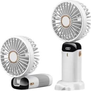 Mini Portable Handheld Fan, Pocket Personal Fan, Foldable for Travel/Work/Indoor/Outdoor Use