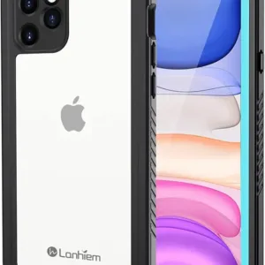 Lanhiem for iPhone 11 Pro Case, IP68 Waterproof Dustproof Shockproof Case with Built-in Screen Protector, Full Body Sealed Protective Front and Back Cover for iPhone 11 Pro (Blue)