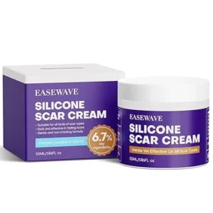 Advanced Scar Cream, Silicone Scar Gel for Improving Appearance of Surgical Scars, Burn Scars, Old & New Scars. Fast-absorbing, Gentle Formula for Scar Removal, Hydrating & Non-Irritating, 1.6 oz