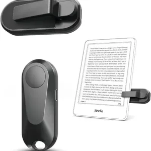 Remote Control Page Turner for Kindle Paperwhite Oasis Kobo eReaders, Camera Camcorder Remote Controls, Page Turner Clicker for ipad Tablets Reading Novels (Black)