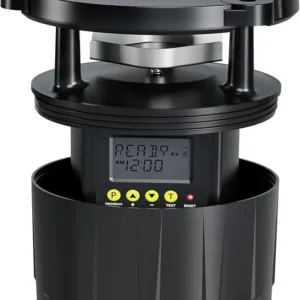 Deer Feeder Kit, Easy to Use Feeder Motor & Timer Kit, Small-Size Game Feeder Kit for DIY Feeding, Sturdy Hunting Feeder Kit with Spinner/Digital Timer/Adjustable Arms/Batteries Slot/Solar Panel Port