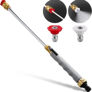 Belkid Animgrth 2025 Upgraded Jet Nozzle Power Washer for Garden Hose, Includes 2 High-Pressure Nozzles and Quick Connectors | Hydro Jet High Pressure Washer Tools