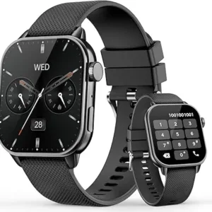 Smart Watch for Men Women(answer/make calls), 1.85'' AMOLED HD Always On Display, Smartwatch with Calories/Heart Rate/Sleep Monitor, 100+ Sports Modes Fitness Tracker, IP68 Waterproof Pedometer, BlackOperating System	Android 5.0 or above, ios 9.0 or above Memory Storage Capacity	128 MB Special Feature	100+ sports modes, APP built-in fitness course videos, pedometer/calorie consumption/distance record, heart rate/sleep/blood oxygen/blood pressure/stress monitoring, female menstrual period reminder., Music player, flashlight, calculator, calendar, do not disturb mode, power saving mode, flip wrist to light up the screen, electronic card wallet, weather forecast, etc., Sedentary reminder, water drinking reminder, heart rate upper limit warning, alarm reminder, alarm/timer/stopwatch/game, breathing training, find mobile phone, remote photography, world clock., Bluetooth answering/making calls, 1.85-inch AMOLED high-definition display, screen clock, mobile phone APP message notification, SMS reminder, IP68 waterproof, 30-day standby, language assistant.100+ sports modes, APP built-in fitness course videos, pedometer/calorie consumption/distance record, heart rate/sleep/blood oxygen/blood pressure/stress monitoring, female menstrual period reminder., Music