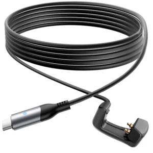 ToKismet Charging Cable Compatible with RayBan Meta Smart Glasses – 1.5M (4.9FT), Connects to Official Charging Case for Seamless Use While Wearing, Works with Wayfarer, Skyler, and Headliner