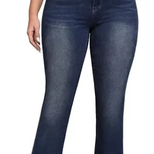 High Waisted Jeans for Women Plus Size Stretchy Bootcut Womens Jeans Boot Cut Jeans for Woman High Rise