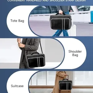 CCMADE Carrying Case for PS5 Travel Case for PS5 Protective Bag Suitable for Playstation 5 Disc/Digital Edition Console, Controllers, Game Cards, Gaming Headset and Other Accessories