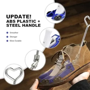 Boot Stretchers for Cowboy Boots Thick Wide Feet, Adjustable Men Women Shoe High Instep & Width Toe Box Expander
