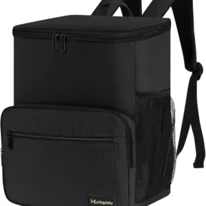 MIRASON Cooler Backpack Insulated Leak Proof Beach Backpack Cooler Bag, Cooling Beer Lunch Backpack Cooler for Men Women Picnic Hiking Camping Travel with 4 Pockets