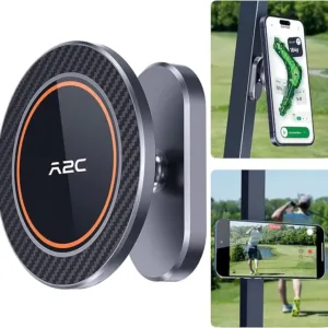 A2C Golf phone holder magnetic for MagSafe iPhone 16 Pro Max Plus 15 14 13 12 Mini Fits EZGO,Magsafe Golf Mount,Club GYM,Yamaha,Icon,Golf Cart Accessories Gadgets Essentials Gift for Friends Men Women