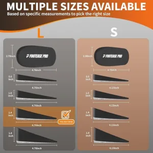 Height Increase Insoles Heel Lifts for Men Women Height Boosters Shoe Lifts for Plantar Fasciitis Heel Inserts with Heel Pain Relief