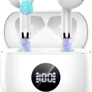 Wireless Earbuds Bluetooth, in Ear Headphones Bluetooth 5.3 with HiFi Stereo Deep Bass, Ear Buds with Noise Cance