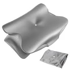 Cervical Pillowcase for Butterfly Shape Pillow, Ultra Colling Silk Pillow Cases for Hot Sleepers, Comfort Queen Pillow Case, Pillow Case with Zipper Gifts for Women Men, Silver