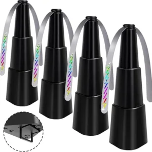 KTDRJN Fly Fans for Tables,Food Indoor Outside,4 Pack Portable Outdoor Picnic Fan,Batteries Powered Table Restaurant, Party, Home,Outdoor Dinner(Black)