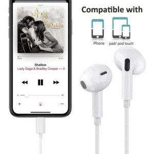 2 Packs for iPhone Headphones Wired Earbuds Earphones [Plug and Play,No Bluetooth] Built-in Mic & Volume Control Noise Reduction Headsets Compatible with iPhone 14/13/12/11/XR/XS/X/8/7/SE/Pro/Pro Max