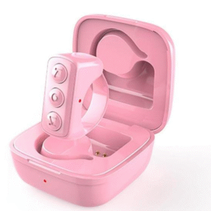 TikTok Scrolling Ring for iPhone/Android/iOS, Page Turner for Kindle App on iPad Bluetooth Scroller Remote Camera Shutter (Pink)