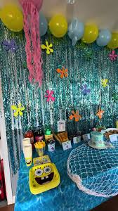 Spongebob birthday decorations