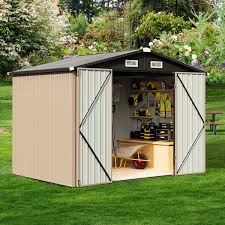 Outdoor storage shed