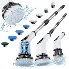 Electric spin scrubber