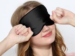 Silk eye mask