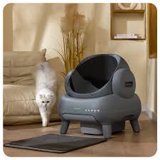 Self cleaning cat litter box