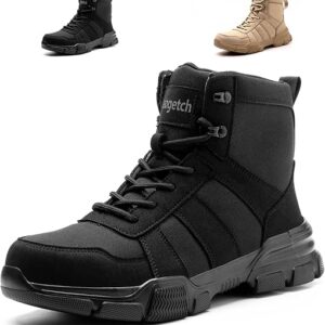 Safety Boots Lightweight Steel Toe Boots Men Women Comfortable Work Boots Shoes