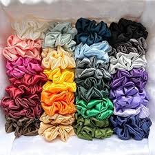 Silk scrunchies
