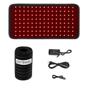 Red-Light-Therapy-for-Body,2026 Upgraded 4 Modes Near Infrared Light for Body Pain Relief,High-Efficiency Spherical Lamp Dual-Wave(660nm & 850nm) LEDs,Multi-Mode Customization(12.4" x 6.1")