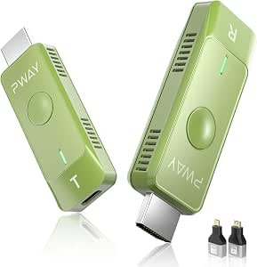 Wireless HDMI Transmitter and Receiver, Wireless HDMI 98FT/30M Kit, Full 1080P for TV Streaming, Meeting Streaming Video Audio Files from Laptop, PC to HDTV, Projector