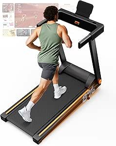 Treadmills for Home Foldable, Folding Treadmill for Heavy People | 100-130cm, 136kg-181kg Capacity, 12-18km/h, 8%-12% Manual / Auto Incline Foldable Treadmill with HIIT & MIIT Programs