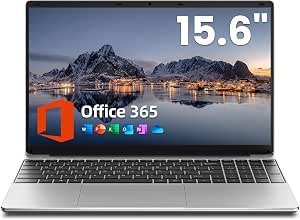 jumper 15.6 inch Laptop with Office 365, 4GB RAM 128GB Storage, 1080 HD Display Laptops, 5205U Processor, USB3.0, 38Wh Battery, Portable Laptops for Business, School, and Work, Keyboard Film UK.