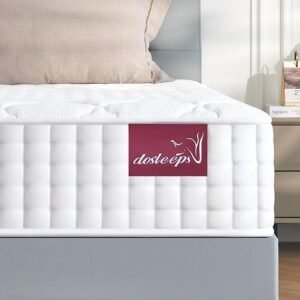 dosleeps Small Double Mattress 4FT | 10" Memory Foam & Pocket Sprung | 9-Zone Orthopedic Support, Breathable Cover, Motion Isolation,Medium Firm,Edge Support 190x120x25.5cm